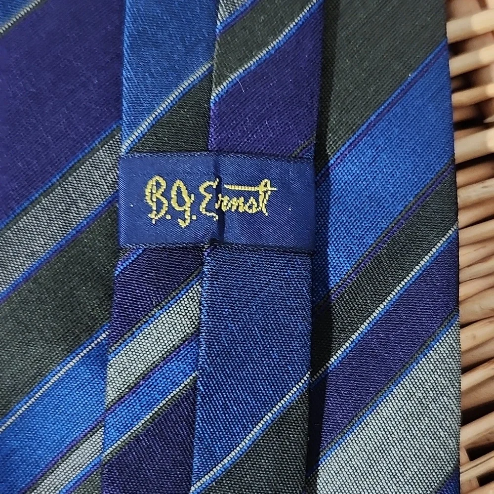 Vintage B.J. Ernst Striped Childs Tie